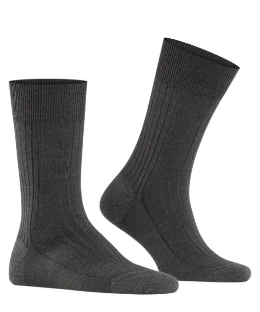 Men Bristol Pure Men Socks Anthramel FALKE Socks