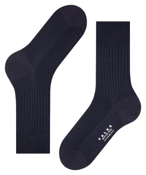Men Bristol Pure Men Socks Dark Navy FALKE Socks