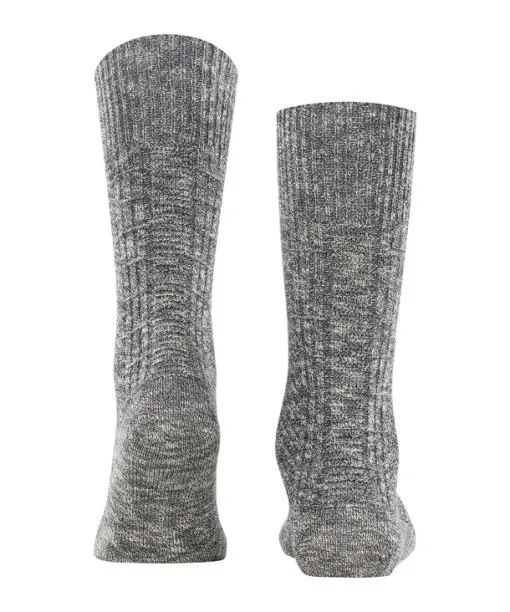 Men Carved Pile Men Socks Black FALKE Socks