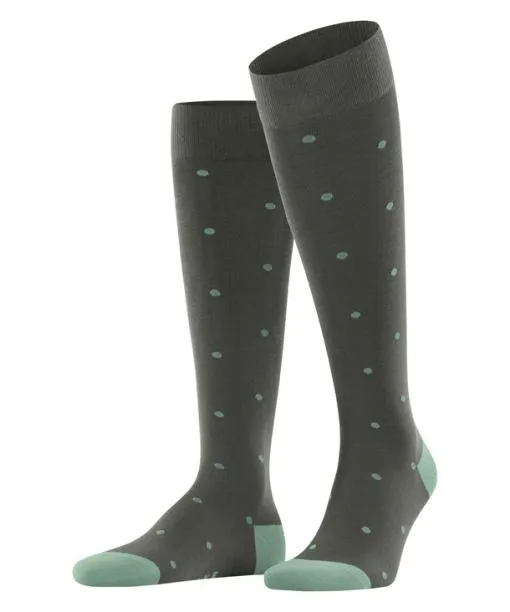 Men Dot Men Kneehigh Socks Military FALKE Knee High Socks