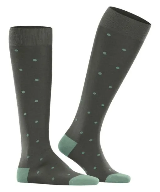 Men Dot Men Kneehigh Socks Military FALKE Knee High Socks