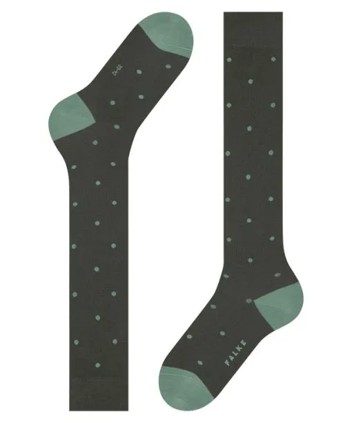 Men Dot Men Kneehigh Socks Military FALKE Knee High Socks