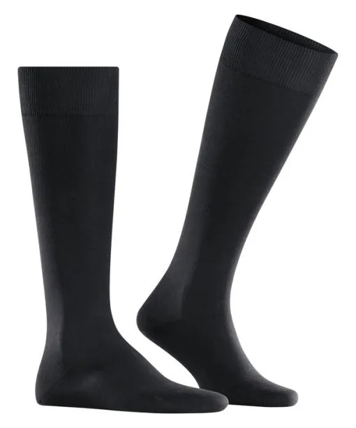 Men Energizing Cotton Men Kneehigh Socks Black FALKE Functionals