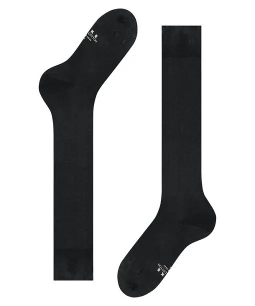 Men Energizing Cotton Men Kneehigh Socks Black FALKE Functionals