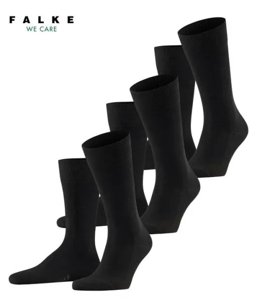 Men Family 3Pack Men Socks Black FALKE Socks