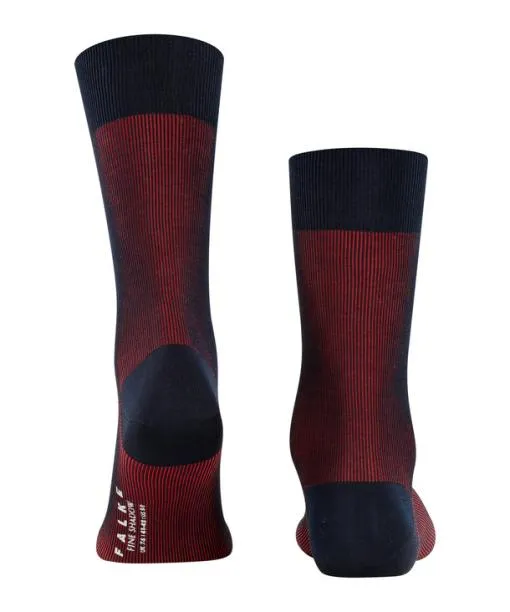 Men Fine Shadow Men Socks Dark Navy FALKE Socks