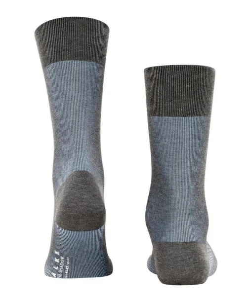 Men Fine Shadow Men Socks Grey FALKE Socks