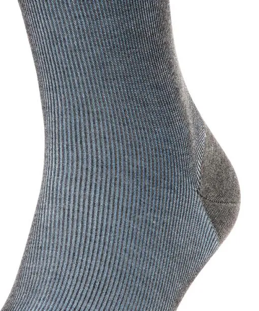 Men Fine Shadow Men Socks Grey FALKE Socks