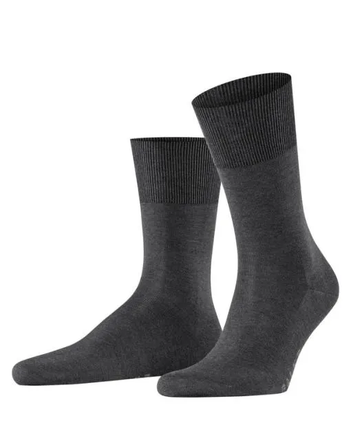 Men Firenze Men Socks Anthracite Mel FALKE Socks