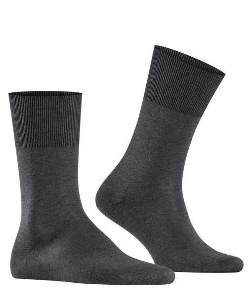 Men Firenze Men Socks Anthracite Mel FALKE Socks