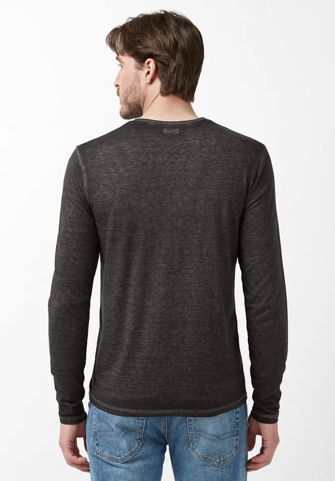 Men Kaduk Black LongSleeve Mens Top Black Buffalo David Bitton Tops and Tees