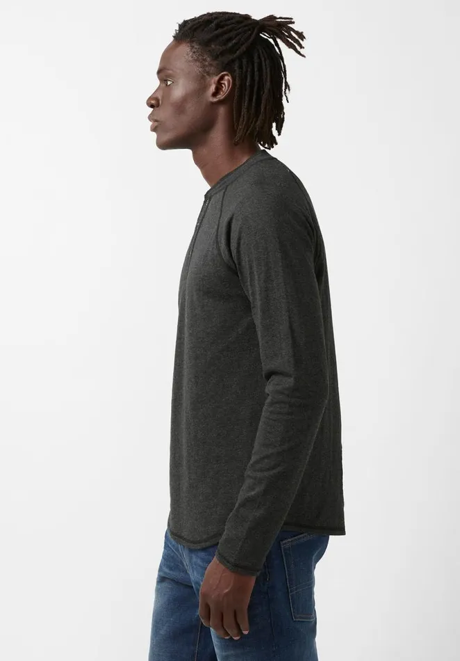 Men Kariver Black LongSleeve Mens Top Black Buffalo David Bitton Tops and Tees