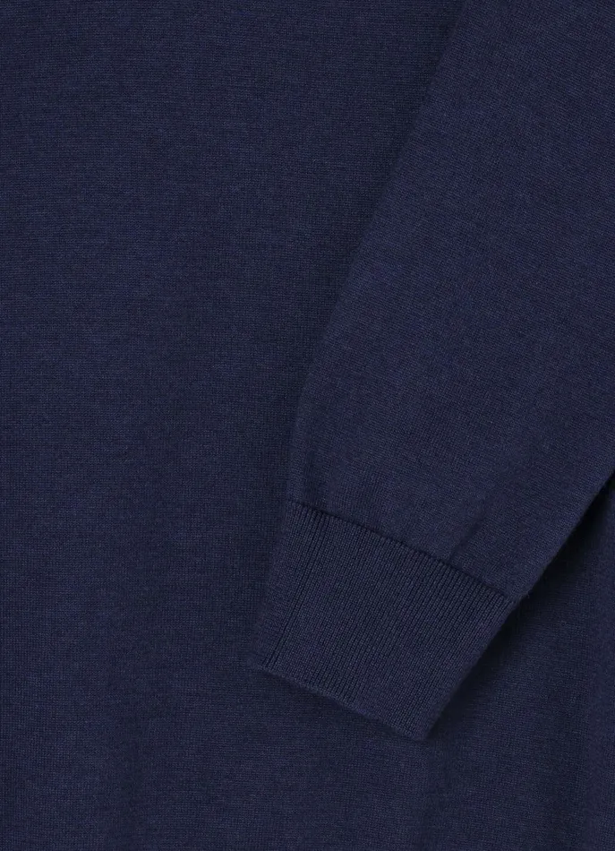 Men Knitwear Faonnable VNeck Jumper Midnight Blue