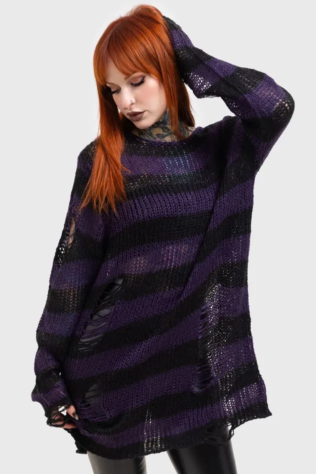 Men Knitwear Killstar Graph Knit Sweater