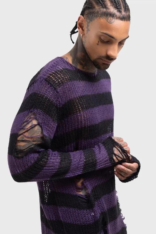 Men Knitwear Killstar Graph Knit Sweater