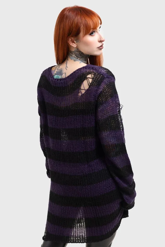 Men Knitwear Killstar Graph Knit Sweater