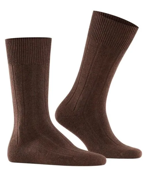 Men Lhasa Rib Men Socks Brown FALKE Socks