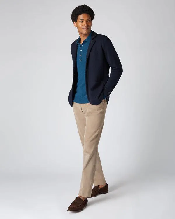 Men Men039s Fine Gauge Milano Cashmere JacketIn Navy Blue Navy Blue NPeal Coats and Jackets