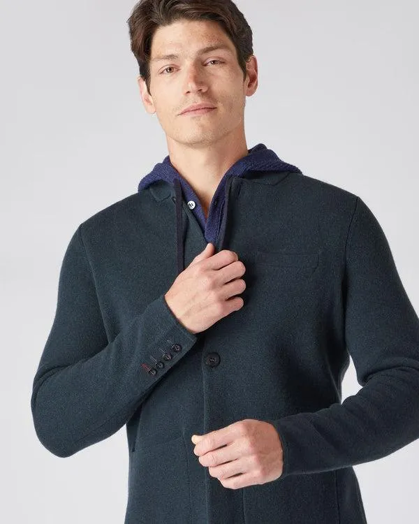 Men Men039s Milano Cashmere JacketIn Grigio Blue Grigio Blue NPeal Coats and Jackets