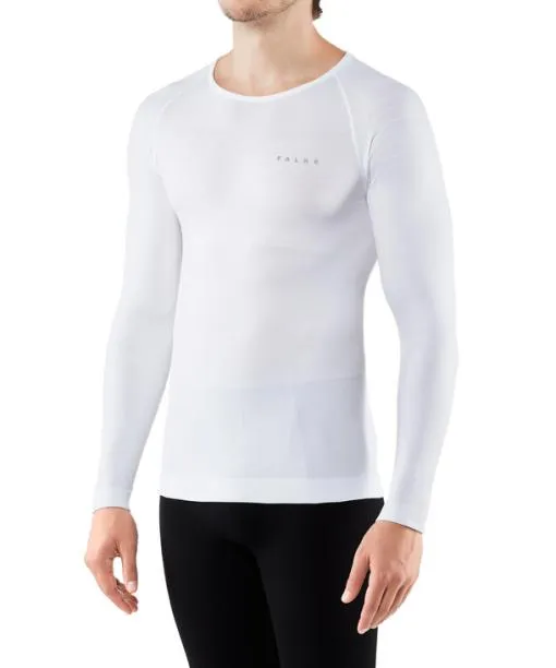 Men Men Long Sleeve Shirt Warm White FALKE Long Sleeve Shirts