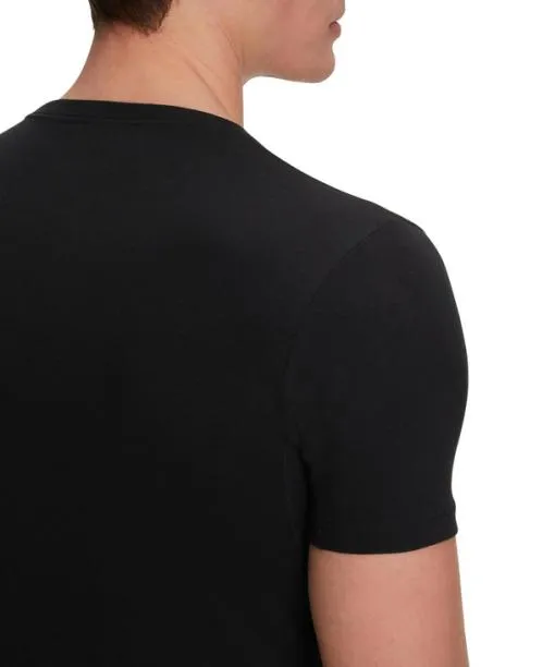 Men Men TShirt Roundneck Climate Control Black FALKE Shirts