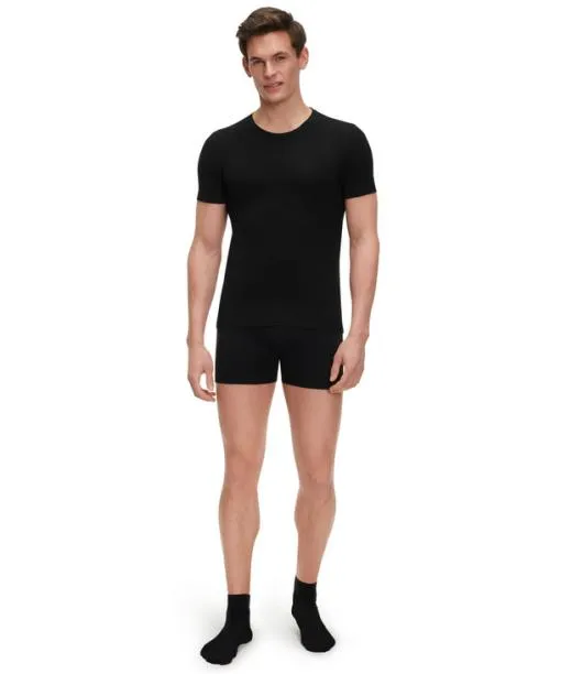 Men Men TShirt Roundneck Climate Control Black FALKE Shirts