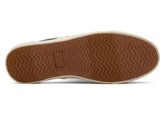 Men MenBaja Dark Brown Heritage Canvas Slip On Sneaker Dark Brown TOMS Slip Ons