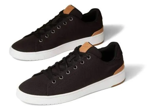 Men MenTRVL LITE Sneaker Black Canvas TOMS Slip Ons
