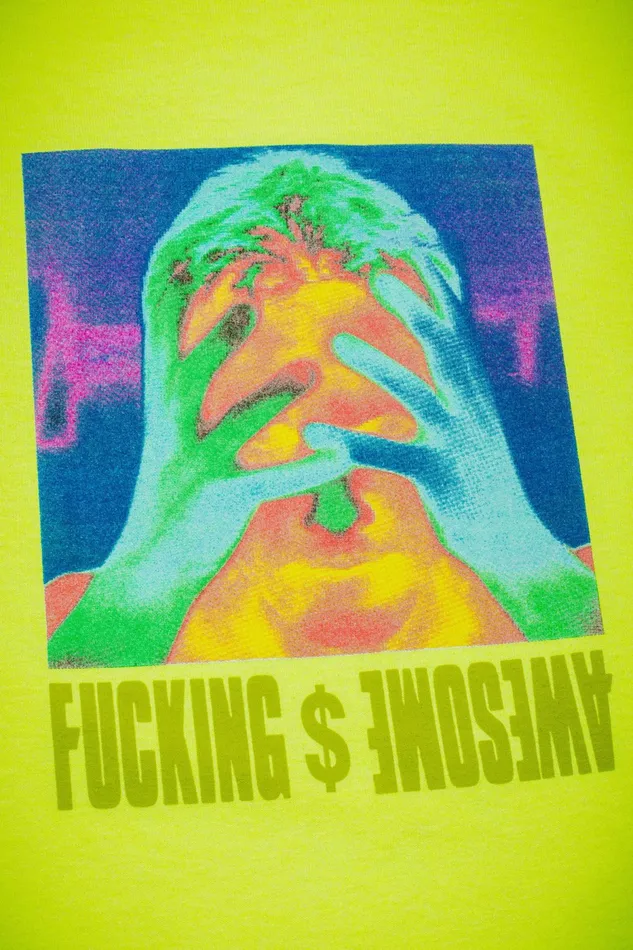 Men Migraine Tee Fucking Awesome Short Sleeve