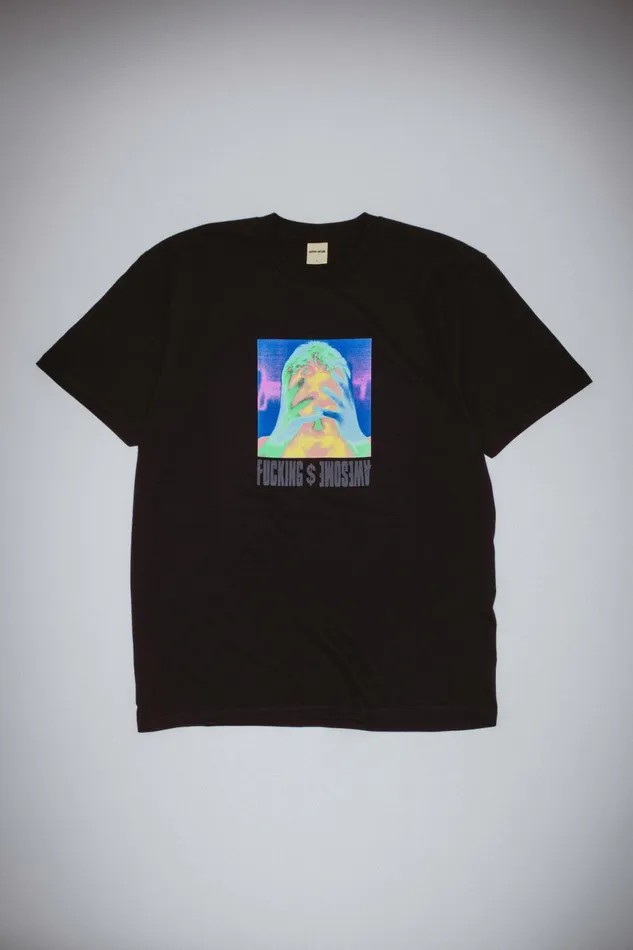 Men Migraine Tee Fucking Awesome Short Sleeve