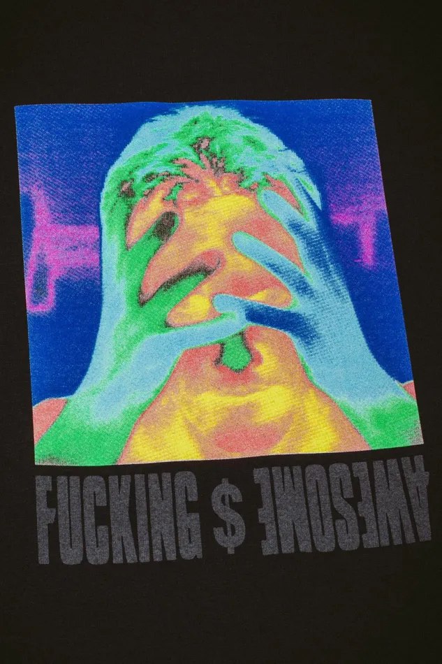 Men Migraine Tee Fucking Awesome Short Sleeve