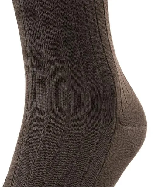 Men Milano Men Kneehigh Socks Brown FALKE Knee High Socks