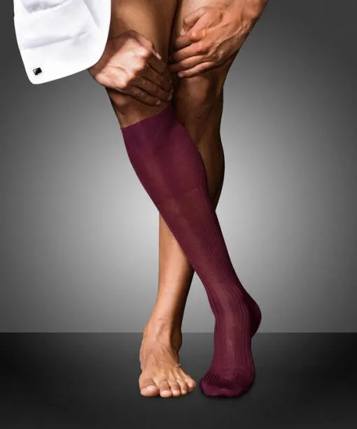 Men No 10 Pure Fil Dcosse Men Kneehigh Socks Barolo FALKE Knee High Socks