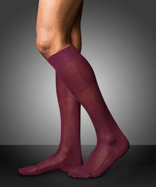 Men No 10 Pure Fil Dcosse Men Kneehigh Socks Barolo FALKE Knee High Socks