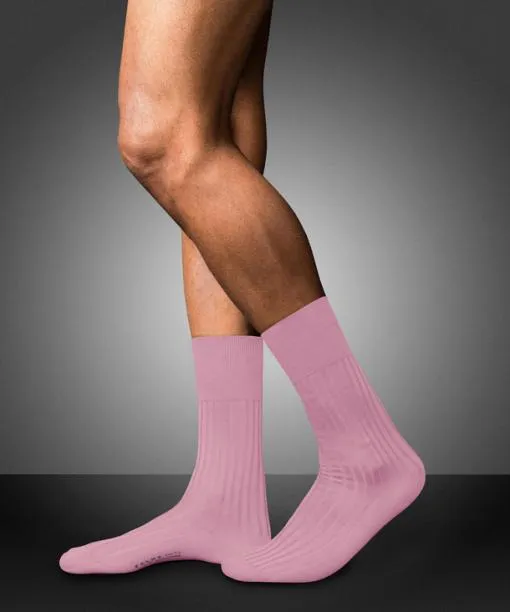 Men No 13 Finest Piuma Cotton Men Socks Light Rosa FALKE Socks