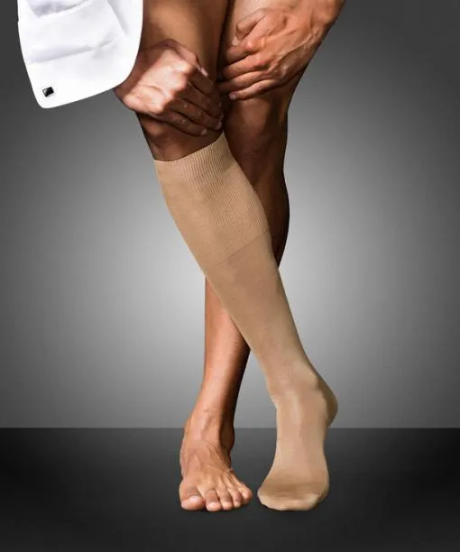 Men No 9 Pure Fil Dcosse Men Kneehigh Socks Brownie Me FALKE Knee High Socks