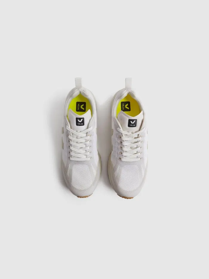 Men Reiss Brands Condor 2 Veja Mesh Running Trainers White Pierre