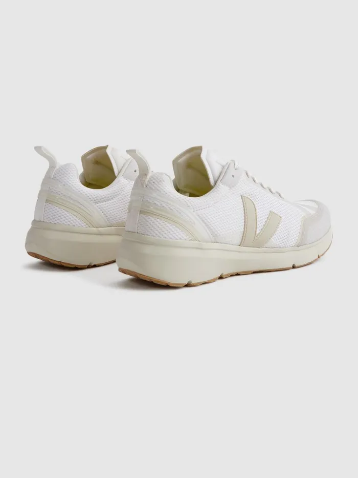 Men Reiss Brands Condor 2 Veja Mesh Running Trainers White Pierre