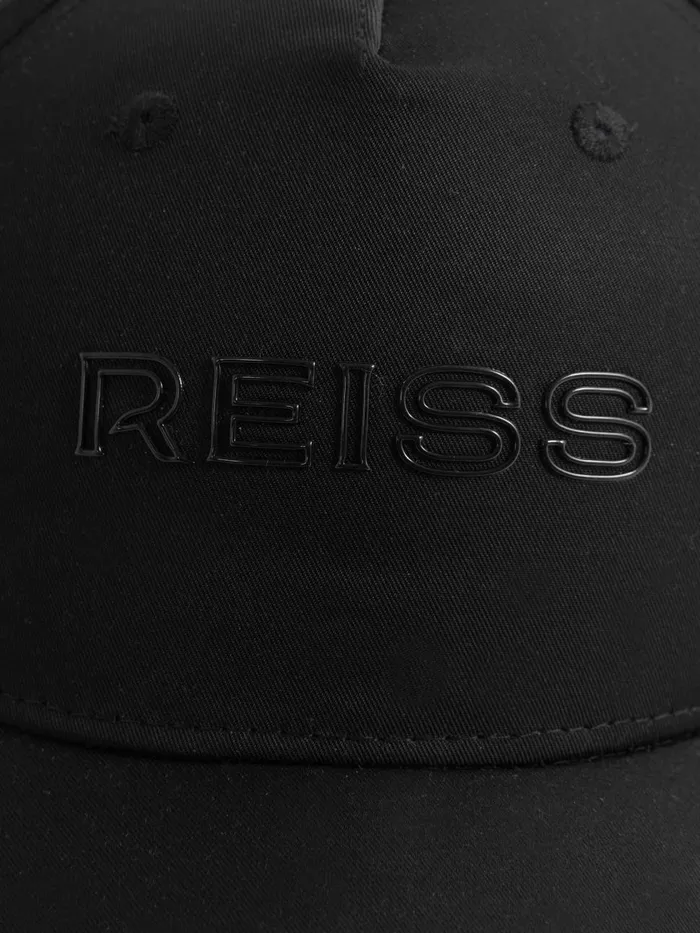 Men Reiss Hats Gloves and Scarves Blaze Logo Baseball Cap Black