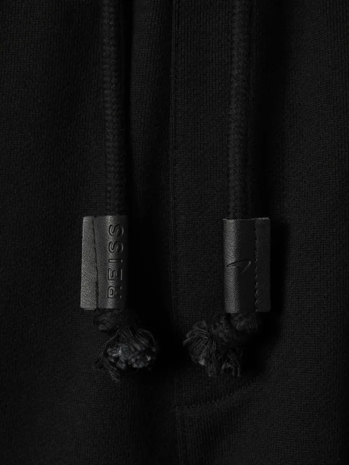 Men Reiss Pants F1 Cotton Drawstring Joggers Black