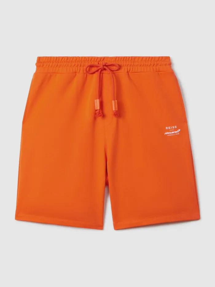 Men Reiss Shorts F1 Cotton Drawstring Shorts Papaya