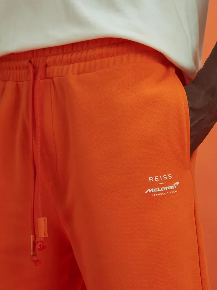 Men Reiss Shorts F1 Cotton Drawstring Shorts Papaya