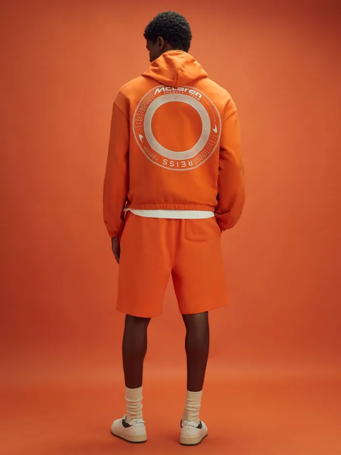 Men Reiss Shorts F1 Cotton Drawstring Shorts Papaya