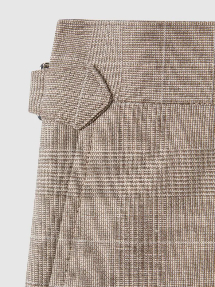 Men Reiss Shorts Send Check Side Adjuster Shorts Oatmeal