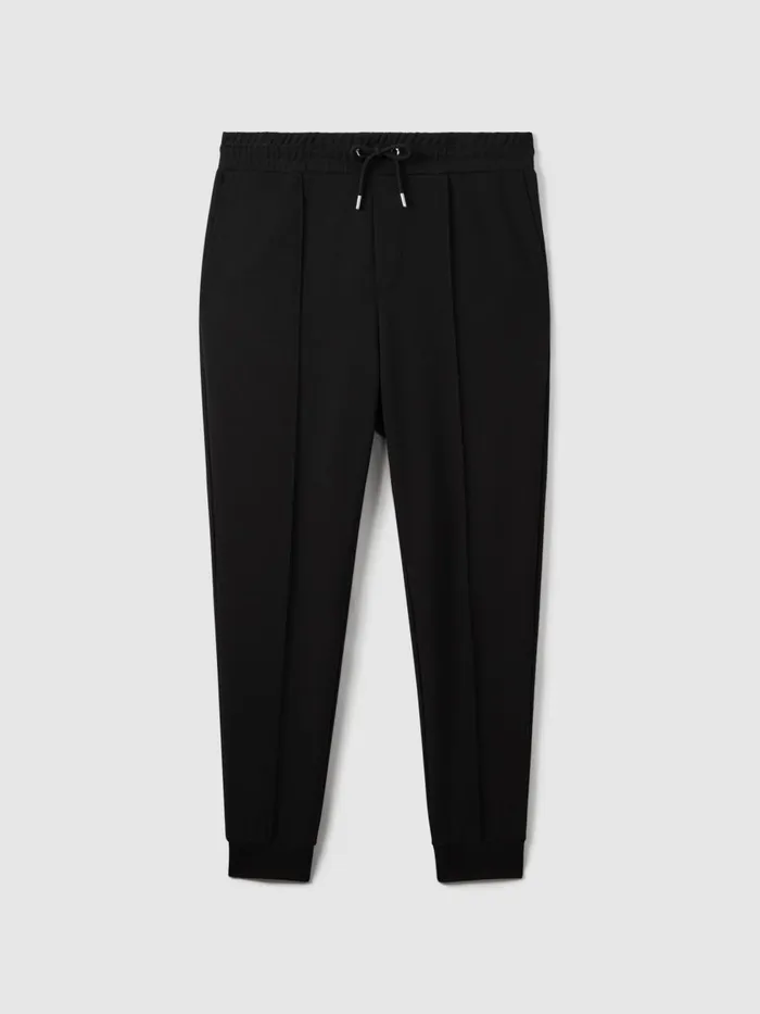 Men Reiss Sweats Hoodies and Joggers Premier Interlock Joggers Navy Blue