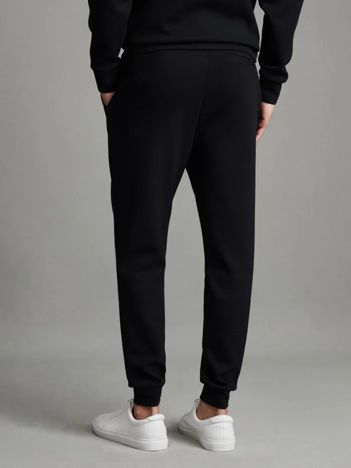 Men Reiss Sweats Hoodies and Joggers Premier Interlock Joggers Navy Blue
