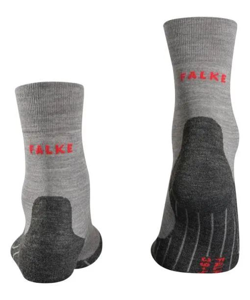Men RU4 Endurance Wool Men Running Socks Light Grey Mel FALKE Running Socks