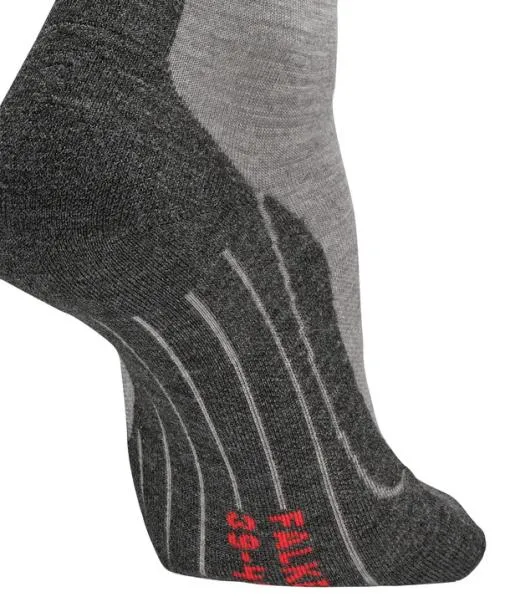 Men RU4 Endurance Wool Men Running Socks Light Grey Mel FALKE Running Socks