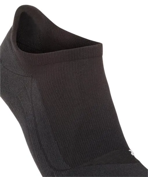 Men RU4 Light Performance Invisible Men Running No Show Socks Black FALKE Running Socks