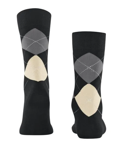 Men Sensitive Argyle Men Socks Black FALKE Socks